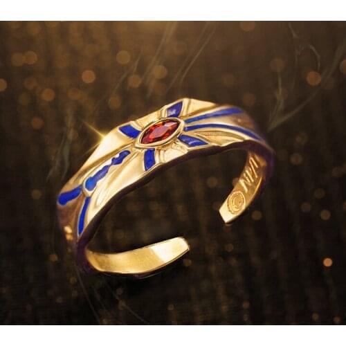 Fate/stay night Fate/Zero Gilgamesh Retro Noble Cosplay Prop Daily Cosplay USA Size #8#9 57~59mm N1