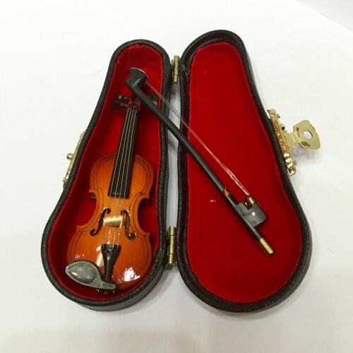 Dolls House Miniature 1/12th Scale Violin Musical Instruments for Music Room