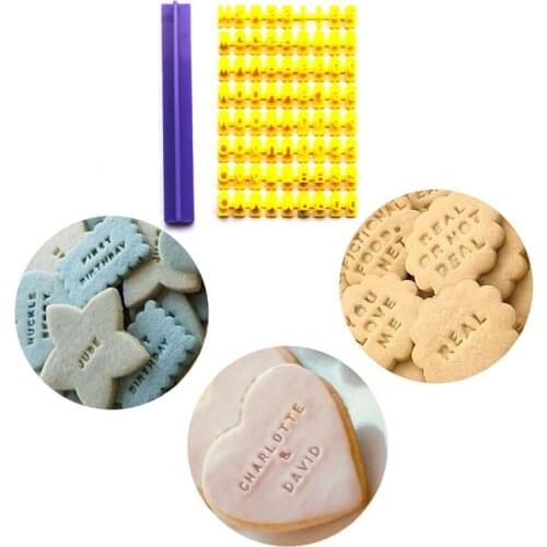Biscuit Cutter Number Alphabet Fondant Cookie Mould Cake Cutters Decor Baking Molds Tools