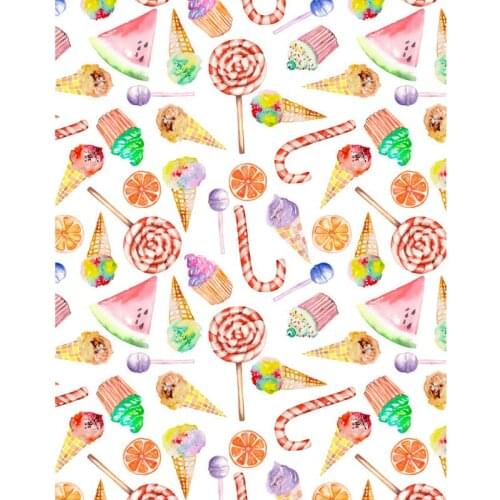 TR Photography Backdrop Sweet Sugar Background for Kids Vinyl Photo Studio Backgrounds Newborn Baby Birthday Party Photo Booth