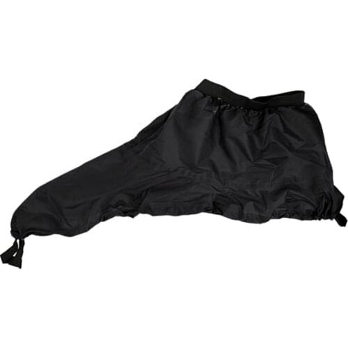 Universal Adjustable Kayak Spray Skirt Deck Sprayskirt Cover Waterproof fabric Rowing Boats Kayak Spray Skirt S M L XL Black