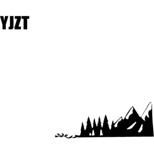 YJZT 17.8CM*6.5CM Outdoor Adventure Vinyl Cartoon Personality Motorcycle Car Sticker Decals Black/Silver C13-000456