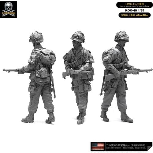 1/35 Resin Model Kits Soldier DIY self-assembled Koo-40