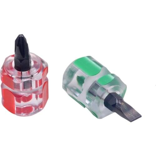 1Pcs Radish Head Screwdriver Mini Small Portable Transparent Handle Repair Hand Tools sewing machine Repair Screwdriver