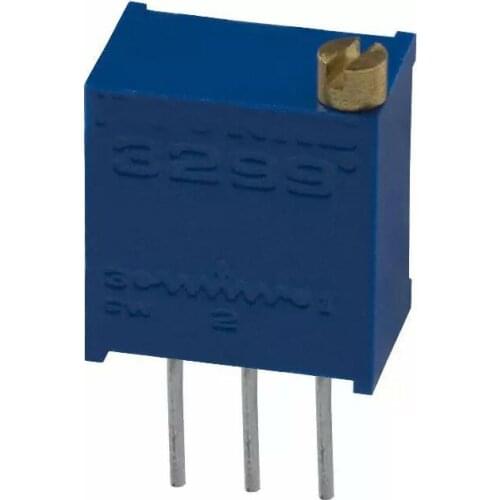 100% Original 3299W 10R 20R 50R 1K 2K 5K 10K 20K 50K 100K 200K 500K 3/8 SqaureTrimpot Trimming Potentiometer For Bourns x 100PCS