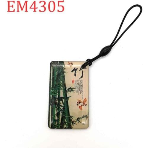 125Khz Rewritable Blank Card Copier T5577 Keyfob Tag RFID EM4305 Token Waterproof Keychain Badge Proximity Access Control Card 1