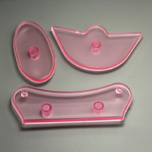 Free Shipping High Quality 3pcs Plastic Children Shoes Shaped Cake Fondant Impressing Moulds Set