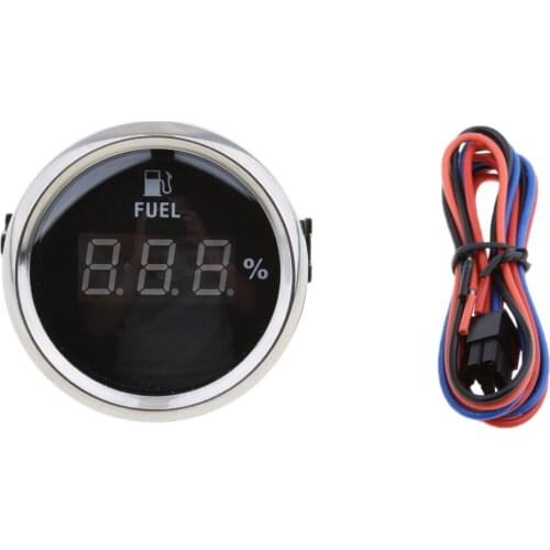 Fuel Petrol Level Sender Sensor Unit 52mm/2 Inch Black Digital Fuel Level Gauge Meter Floating for GY6 50cc 125cc 150cc
