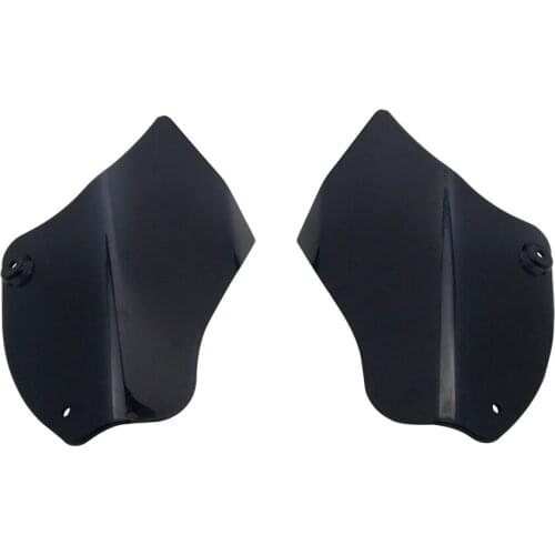Black Side Windshield Screen Deflector Motorcycle For Harley Softail Soft Tail Heat Insulation Side Windshield