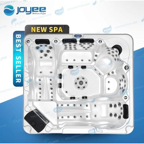 JOYEE Luxury Design 6 Person Family Garden Hot Spa Whirlpool US Aristech Acrylic Outdoor Tub with Balboa Control System
