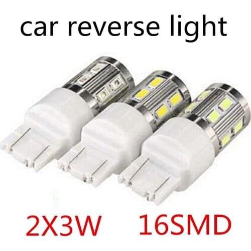 Best price one pair Led 3W Aluminum Case T20 12V Car lights Bulb Lamp Auto external source 16SMD rear