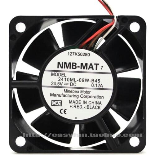 Original 2410ML-09W-B45 6CM6025 24.5V 0.12A inverter copier fan