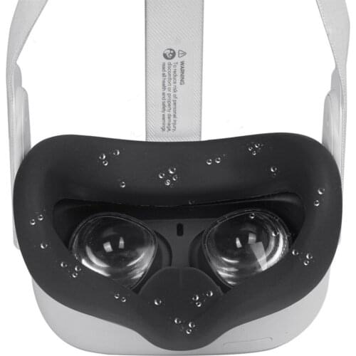 VR Glasses Eye Mask Cover Silicone Anti-Sweat Blinder Cover For Oculus Quest 2 Anti-Leakage Light Blocking Eye Cover Pad