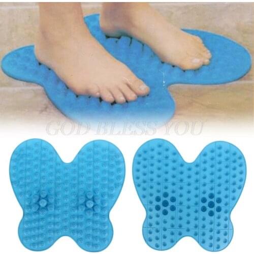 Reflexology Walk Stone Pain Relieve Foot Leg Massager Mat Health Care Acupressure Butterfly Finger Pressing Plate Drop Shipping
