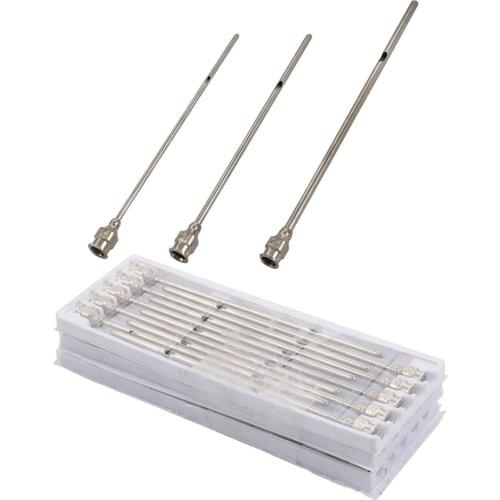 Cow Sheep Tongru Needle 16/20/25# Cow Tongru Syringe Sheep Tongru Needle Filling Equipment Cow Tongru Needle 10 Pcs/box