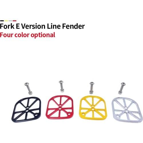 Ultralight Folding Bike Line Fender Protection Board For Brompton 3Sixty Spare Decoration Bicyle Accessories