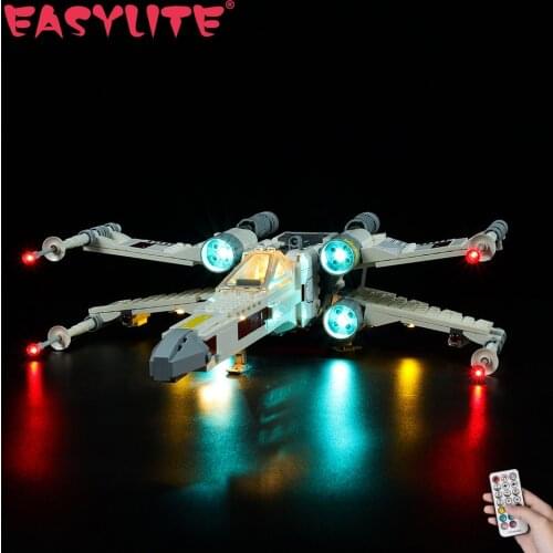LED Light Kit For 75301 Luke Sky walker X-Wing Building Blocks Only lighting Set Not Include Model