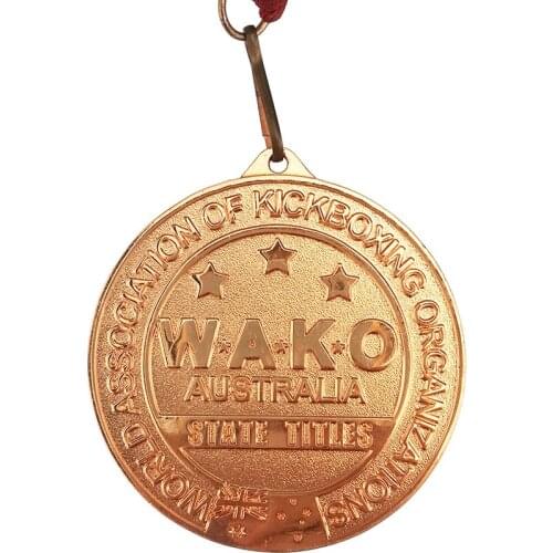 Taekwondo Customized Medal 70mm Daiameter Medal