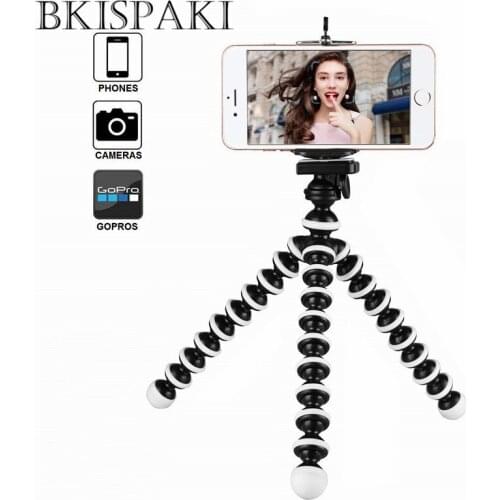Universal Octopus Mini Tripod Bracket Portable Flexible Smartphone Clip Holder Camera Stent Smartphone Tripods Foldable Desktop
