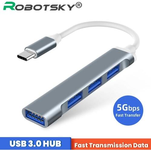 USB 3.0 HUB USB C HUB Splitter 3 USB-C Dock Adapter USB-C 3.1 Multi Port Dock Adapter for Macbook Pro HUAWEI Matebook Computer