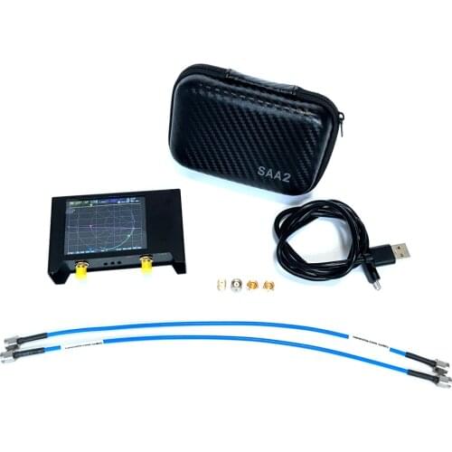 2020 NanoVNA V2/ SAA2 3G Version VNA HF VHF UHF UV Vector Network Analyzer Antenna Analyzer with EVA Storage Bag