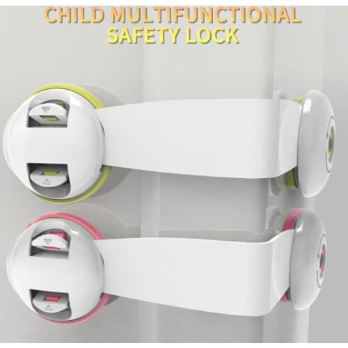 Child Safety Lock Baby Anti-pinch Cabinet Door Lock Buckle Protection Refrigerator Lock Drawer Lock For Home Kitchen Accessories