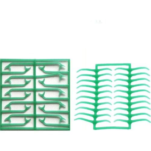 1Box Dental Lab Material Net Shape Wax Clasp Shape Wax For Dental Metal Cast Or Acrylic Parital Design