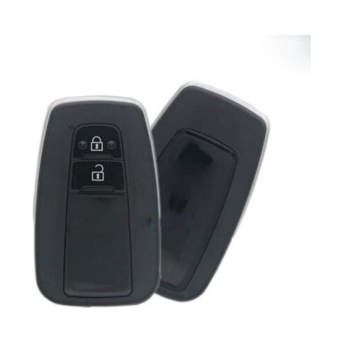 2 Buttons Smart Remote Key Shell for Toyota Camry CHR Yize Land Cruiser Replacement Smart Remote Key Case