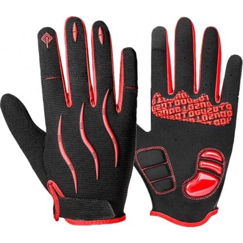 2Pcs Autumn Winter Warm Cycling Full Finger Touch Screen Gloves Bike Supplies