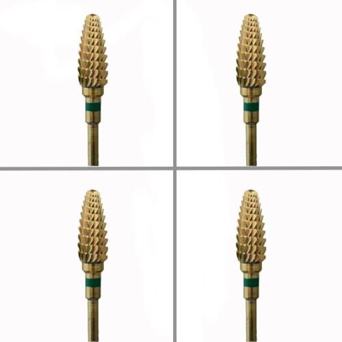4pcs Carbide Nail Drill Bit -Large Cone Bit - C