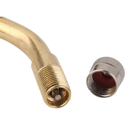 4pcs Tyre Valve Dual Tire Transit Adaptor Clamps With Valve Stem Extension