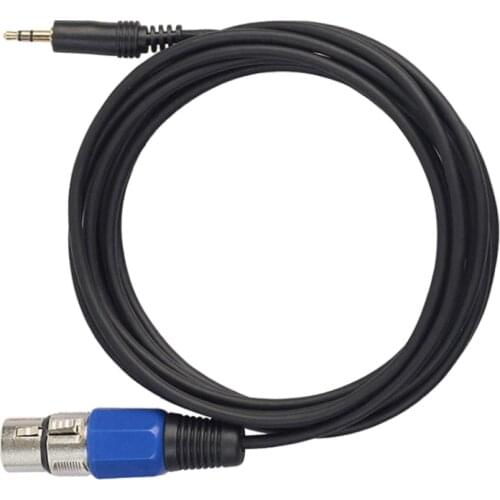 5 Meter 3.5 mm Male to XLR 3-pin Female Plug-In Audio Cable Wire for Microphone Speaker Mixer