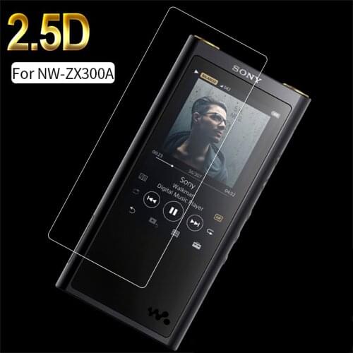 Aocarmo 2.5D Tempered Glass Screen Display Protector Film For Sony NW-ZX300A MP3 Player A30 A40 A45 A46 A47