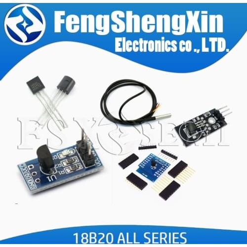 DS18b20 Temperature Probe Temperature Sensor 18B20 for arduino 1mm 18B20 module Temperature measurement module DS18B20 TO-92