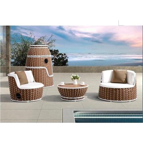 Hot sale good quality outdoor garden rattan coffee table furniture