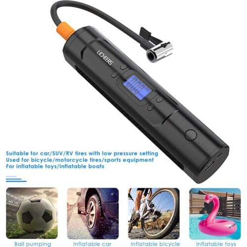 Intelligent Vehicle Digital Display Wireless Air Pump Portable Electric Car Pump 150 PSI Tire Inflator With LCD Display For Bike