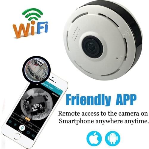 CCTV 1.3MP 960P IP Camera Panoramic 360 Degree Indoor Wireless WiFi Surveillance Security Network Camera 2-way Audio