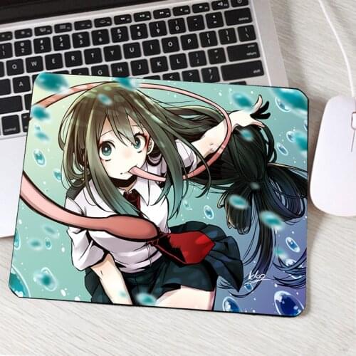Boku No Hero Comic HD Pattern Printed Mousepad Cute Anime Girls Asui Tsuyu Creative Diy Design Customized Mini Pc Table