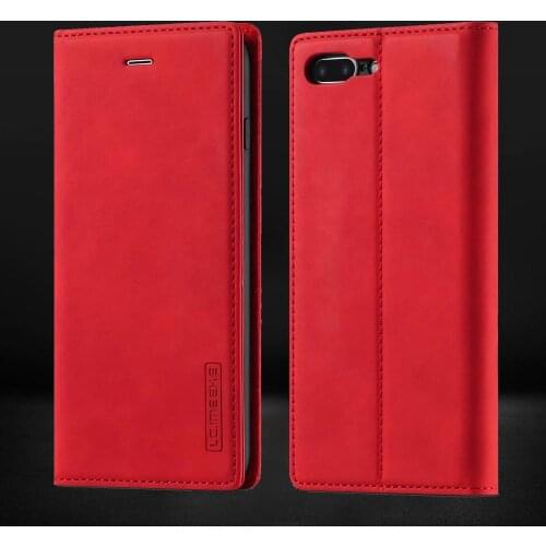 Magnetic Case For Iphone 6 7 8 Plus Case For SE 2020 Cover PU Leather Etui Coque For Iphone 6s 7 8 Flip Shell Silky Phone Fundas