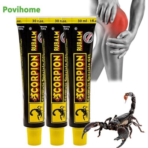 3 pcs Analgesic Cream Treat Rheumatoid Arthritis joint Pain Back Pain Relief Analgesic Balm Ointment Herbal Scorpion Plaster