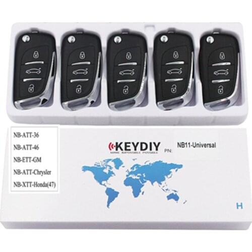 5PCS Multi-functional Universal KD Remote control Key for Keydiy KD900 URG200 KD-X2 Programmer NB series NB11 18 22 25 26 28 29