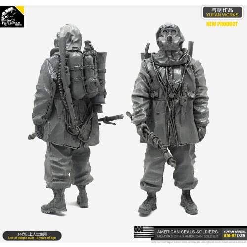 1/35 Resin Kits Soldier Model (US Army Doomsday Brigade) self-assembled A18-01