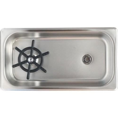 Cup Washer,Stainless Steel Automatic Cup Washer Glass Cleaning Rinser Bar Rinser Glass Rinser,Kitchen Sink Accessories