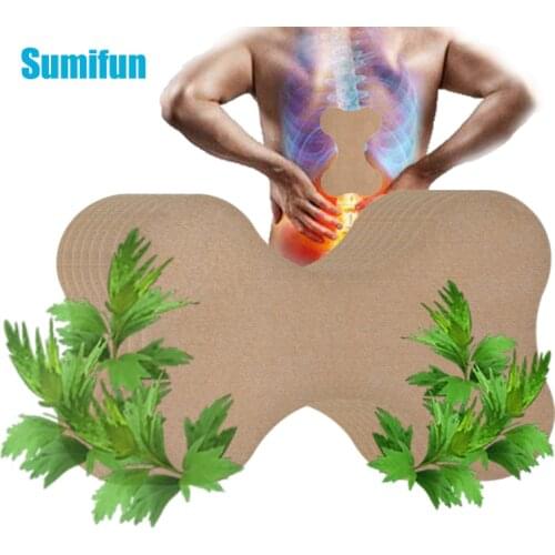 6pcs/Lot Wormwood Lumbar Analgesic Vertebra Plaster Medical Patches Back Joint Sprain Pain Relieving Stickers Body Health Care