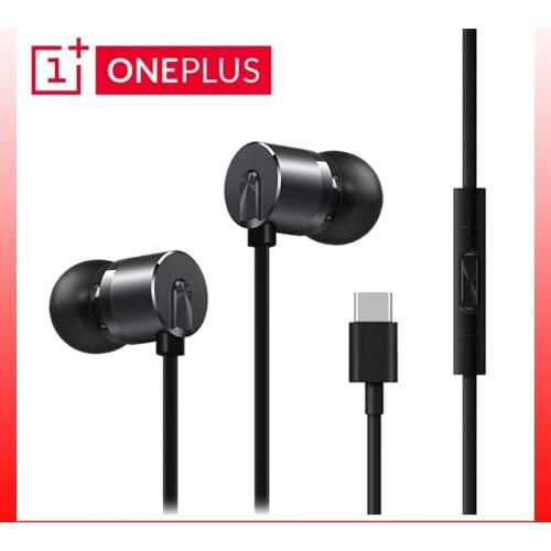 Original OnePlus Earphones Bullets 2T Type-C Bullets 2T In-Ear Wired Headset With Remote Mic for Oneplus 7 pro 6T Mobile Phone