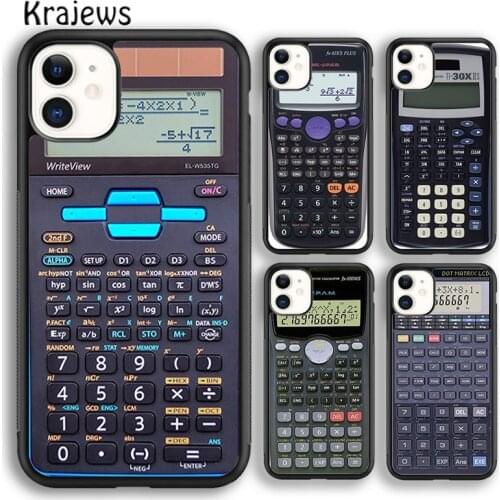 Krajews Calculator Original Printed Phone Case Cover For iPhone 5s 6s 7 8 plus X XR XS 11 12 pro max Samsung Galaxy S8 S9 S10