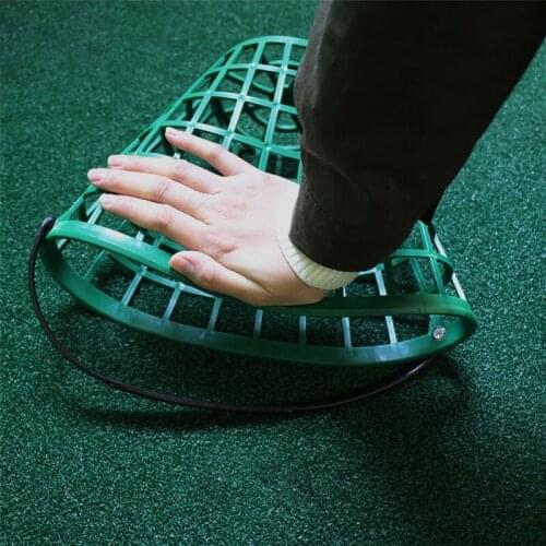 Portable Golf Ball Basket Green Durable Nylon Golfball Container with Handle