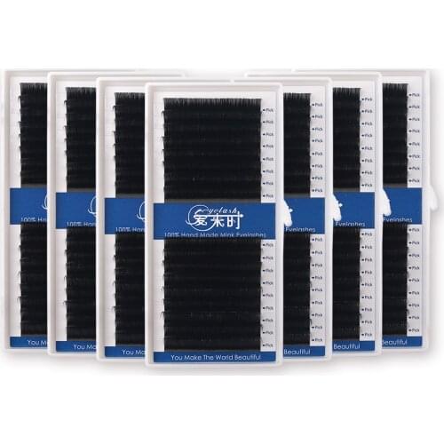 17lines/tray NEWCOME Lashes Upgraded Eyelash Extension Easy to Pick Eyelashes Silver Tape Cards Individual Lashes