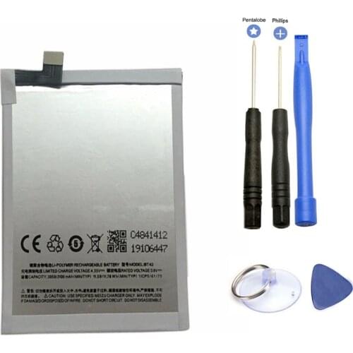 Backup 3100mAh BT42 Battery ForMeizu M1 Note Smart Mobile Phone
