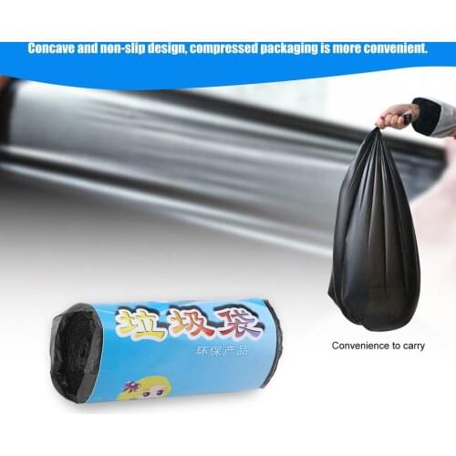 A Roll Of PCS Garbage Bag Vest-Style Household Garbage Bag Degradable Portable Disposable Storage Bag Cleaning Tool